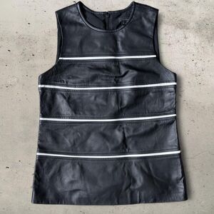 Theory Women's Black and Grey Vest
